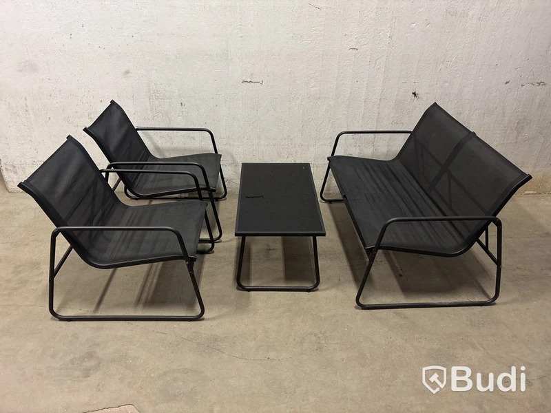 LOUNGESET SUNFUN MORA SVART