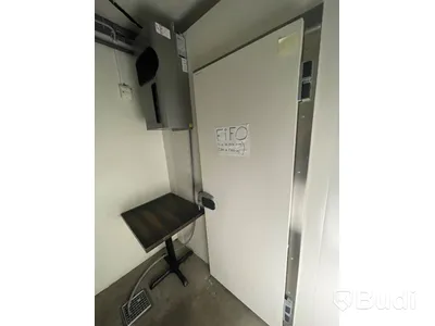 Coolpart Kylrum 80 - B:2300 x D:1800x H:2400 mm - Kylmaskin till kylrum Zanutti MGM 107 hängselmaskin- Dörr 700x2000 mm med jumbolås. Ord pris ca 200.000 kr inköpt 2022