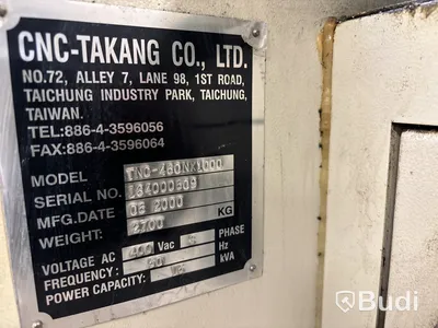 CNC-svarv Takang TNC-460NX1000