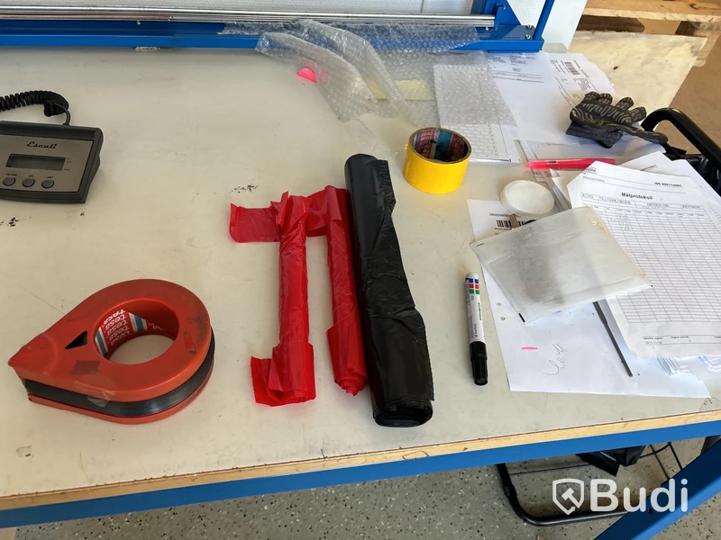 Packbord, plastbandare m.m.