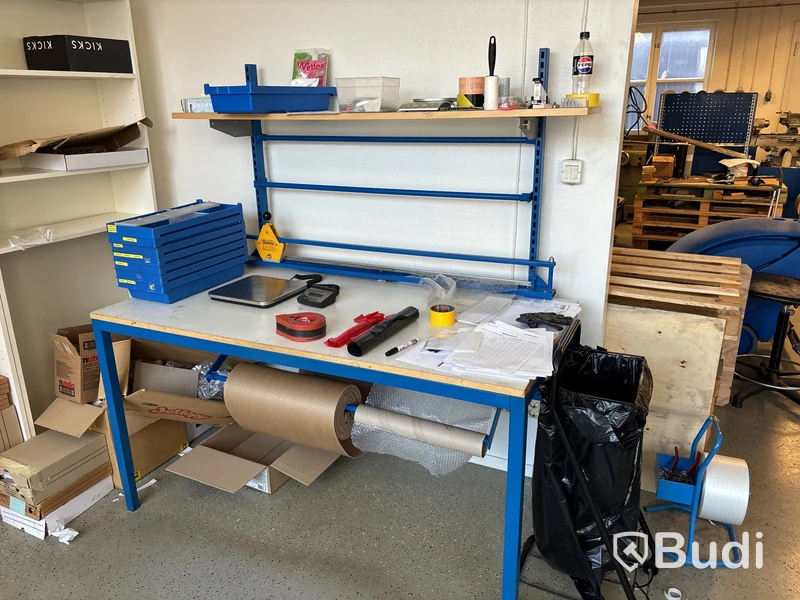 Packbord, plastbandare m.m.