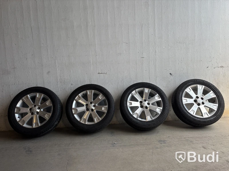 4 st. Däck på fälg, Contineltal 225/55 R 18 98V