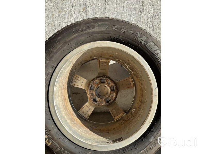 4 st. Däck på fälgar, Michelin alpin 5 225/60 R16