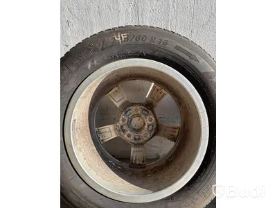 4 st. Däck på fälgar, Michelin alpin 5 225/60 R16