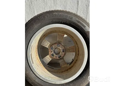 4 st. Däck på fälgar, Michelin alpin 5 225/60 R16