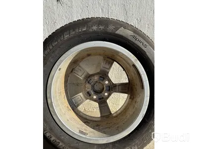 4 st. Däck på fälgar, Michelin alpin 5 225/60 R16