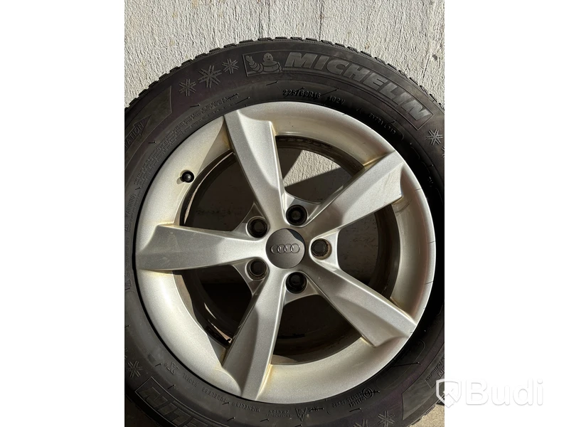 4 st. Däck på fälgar, Michelin alpin 5 225/60 R16