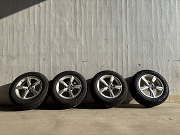 4 st. Däck på fälgar, Michelin alpin 5 225/60 R16