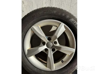 4 st. Däck på fälgar, Michelin alpin 5 225/60 R16