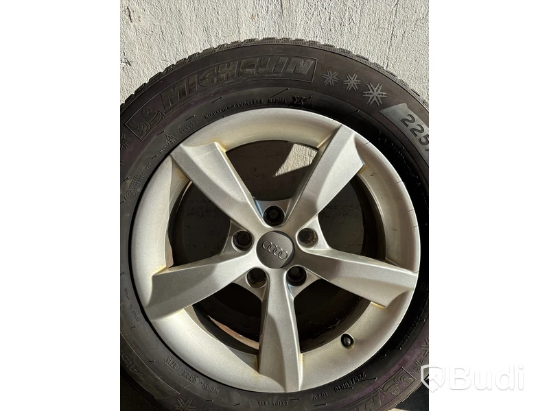 4 st. Däck på fälgar, Michelin alpin 5 225/60 R16