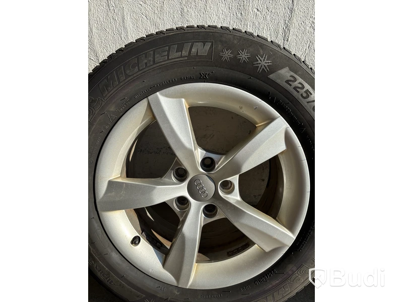 4 st. Däck på fälgar, Michelin alpin 5 225/60 R16