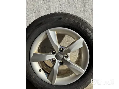 4 st. Däck på fälgar, Michelin alpin 5 225/60 R16