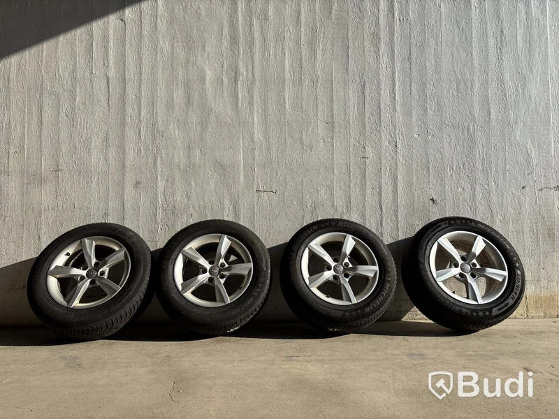 4 st. Däck på fälgar, Michelin alpin 5 225/60 R16