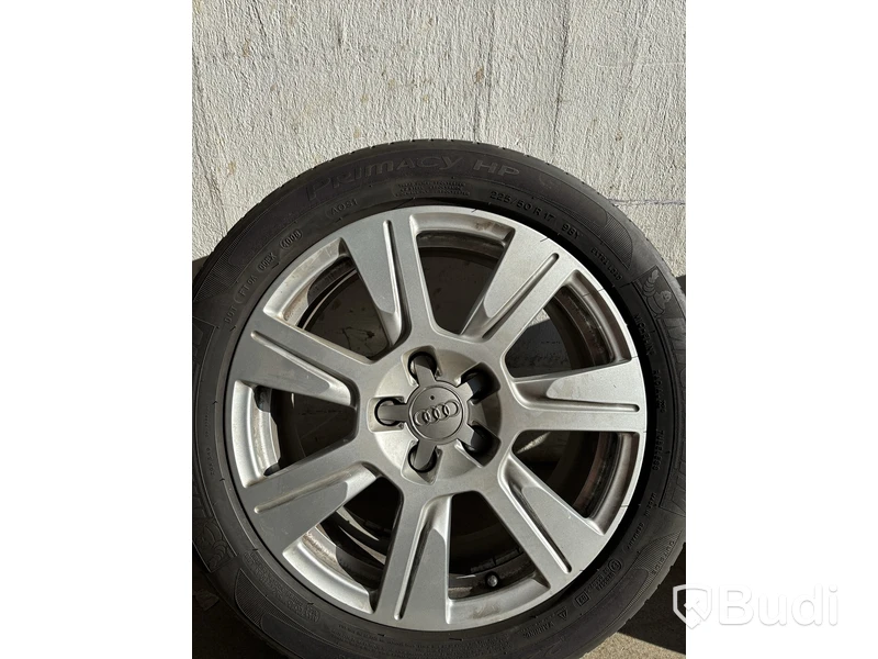 4 st. Däck på fälgar, Michelin Primacy HP 225/50 R17 98Y