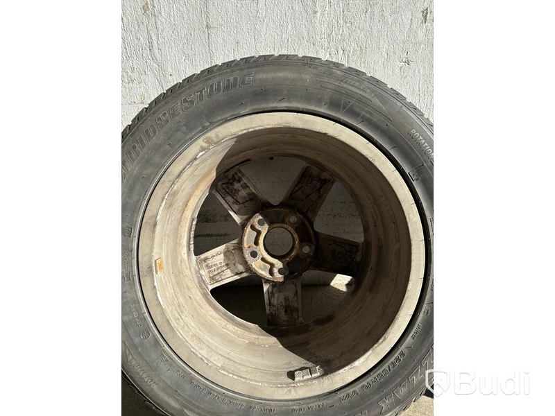 4 st. Däck på fälgar, Brigdestone Blizzak Nordic 225/55 R16 99R