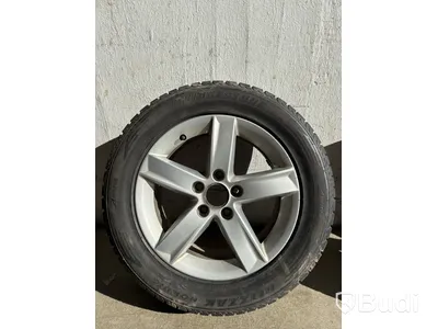 4 st. Däck på fälgar, Brigdestone Blizzak Nordic 225/55 R16 99R