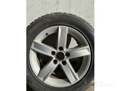 4 st. Däck på fälgar, Brigdestone Blizzak Nordic 225/55 R16 99R