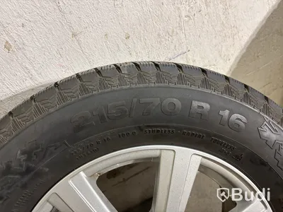 4 st. Däck på fälgar, Contineltal 215/70 R 16