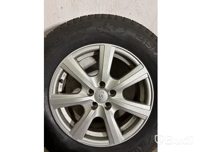 4 st. Däck på fälgar, Contineltal 215/70 R 16