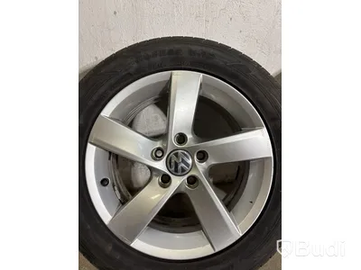 4 st. Däck på fälgar, olika modeller