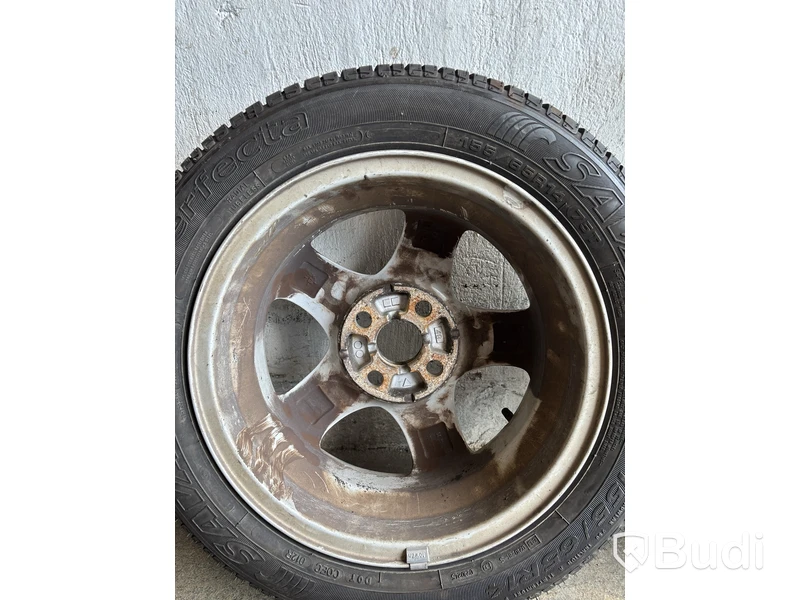 4 st. Däck på fälgar, Perfecta 155/65 R14 75T