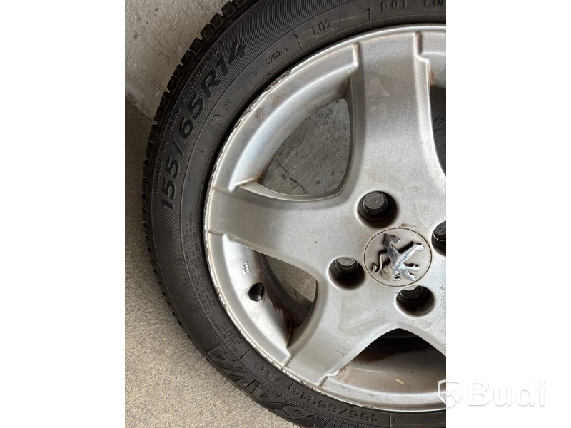 4 st. Däck på fälgar, Perfecta 155/65 R14 75T