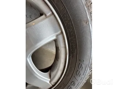 4 st. Däck på fälgar, Perfecta 155/65 R14 75T