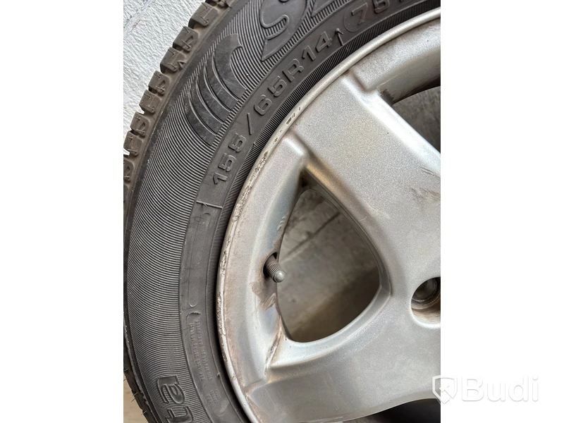 4 st. Däck på fälgar, Perfecta 155/65 R14 75T