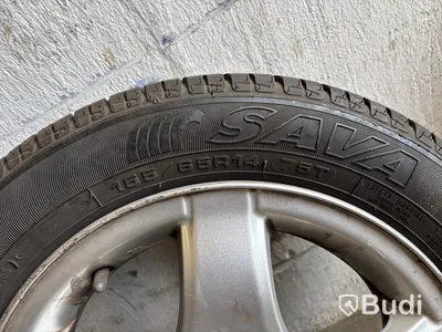 4 st. Däck på fälgar, Perfecta 155/65 R14 75T