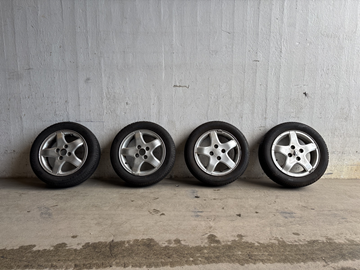 4 st. Däck på fälgar, Perfecta 155/65 R14 75T