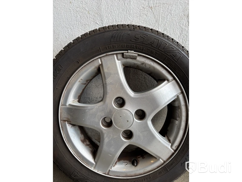 4 st. Däck på fälgar, Perfecta 155/65 R14 75T
