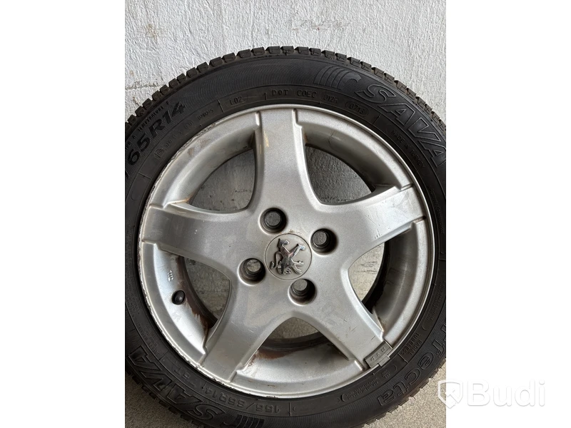 4 st. Däck på fälgar, Perfecta 155/65 R14 75T