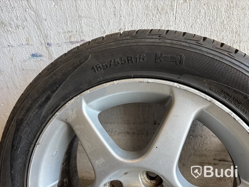 4 st. Däck på fälgar, Ventus prime 185/55 R15