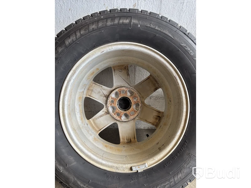 4 st. Däck på fälgar, Michelin 225/70 R 16