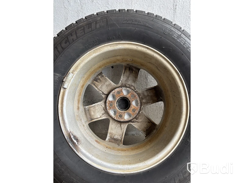 4 st. Däck på fälgar, Michelin 225/70 R 16
