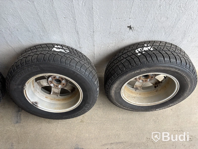 4 st. Däck på fälgar, Michelin 225/70 R 16