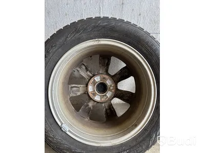 4 st. Däck på fälgar, olika märken 215/55 R16