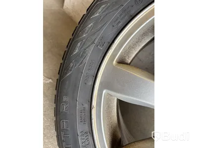4 st. Däck på fälgar, olika märken 215/55 R16