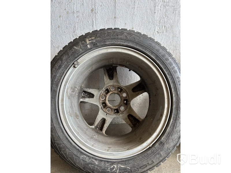 4 st. Däck på fälgar, Hakkapelitta 7 205/55 R16 91T