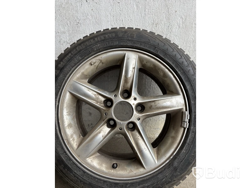 4 st. Däck på fälgar, Hakkapelitta 7 205/55 R16 91T