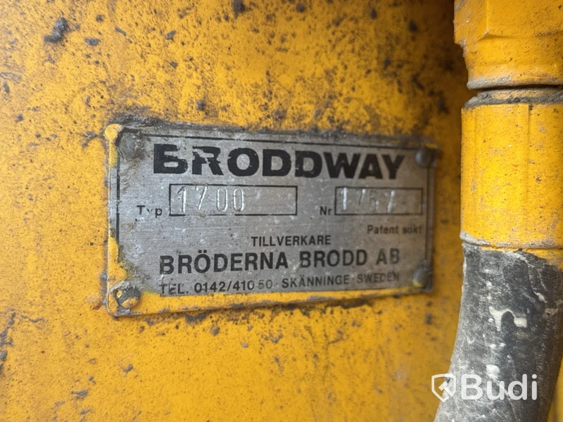 Sopmaskin Broddway 1700 (renoveringsobjekt)