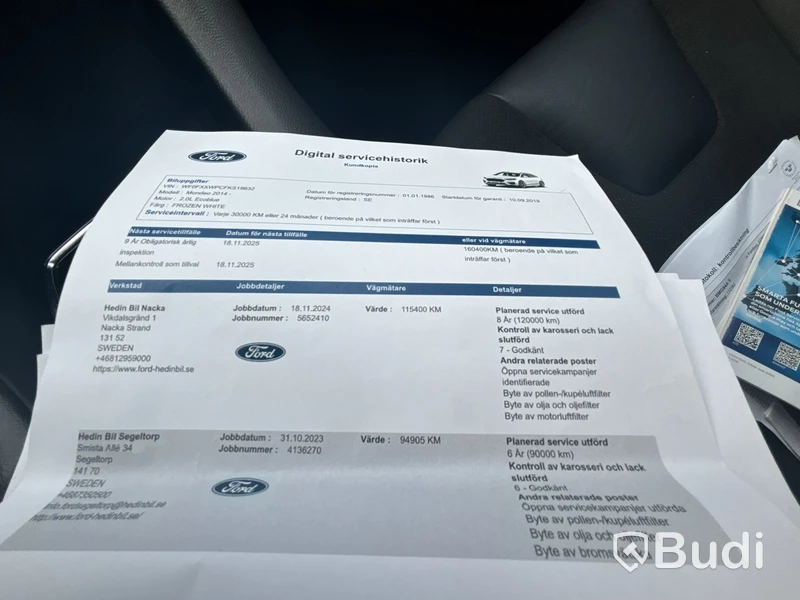Ford Mondeo Kombi 2.0 AWD ST-Line SelectShift  -2019