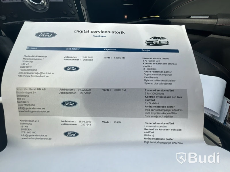 Ford Mondeo Kombi 2.0 AWD ST-Line SelectShift  -2019
