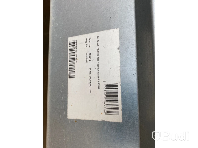Släpvagn Thule Fs1425650u | 2012