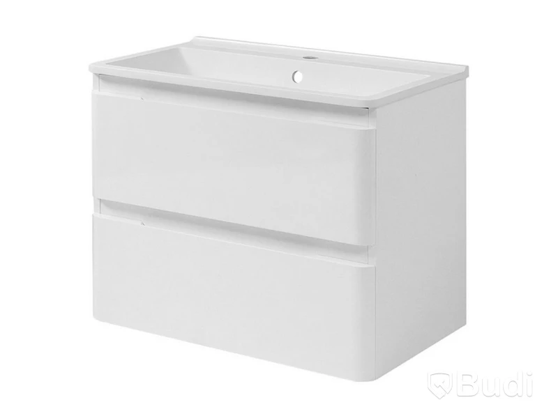 Kommodpaket Nortiq Miami, vit, högblank 60 cm