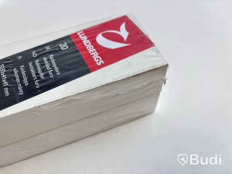 12 st.  Räckespelare Vit 41X41X1030 MM