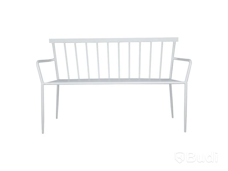 Soffa Sunfun Sara, metall vit