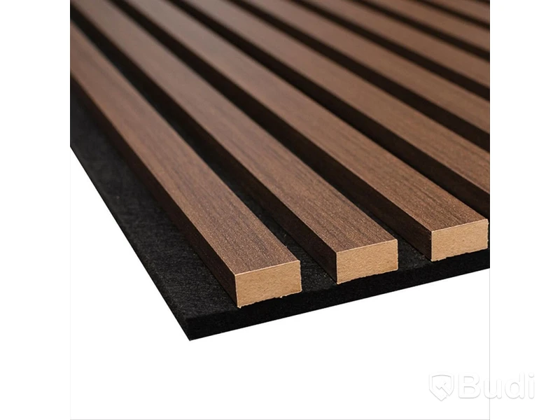 2 st. Akustikpanel Fibrotech, en svart ek BASIC och en smoked ek UNIKA