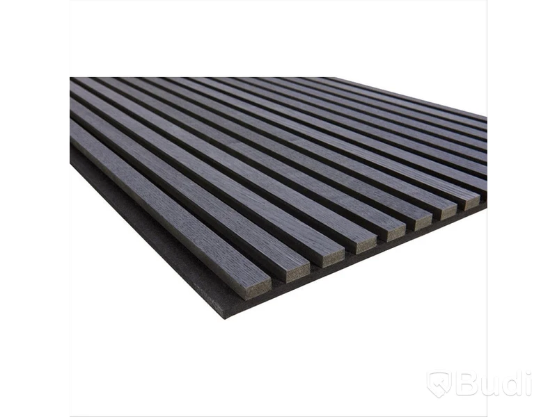 2 st. Akustikpanel Fibrotech, en svart ek BASIC och en smoked ek UNIKA