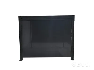 Sidovägg till pergola Sunfun, Alfaro 3x3m, svart